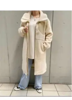 ノースフェイス ボアロングコート