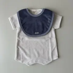 新品 monbebe Romper + Bib 2点セット