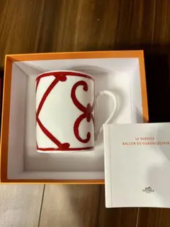 新品未使用 エルメス マグカップ コップHERMES グラス ガダルキヴィール