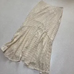 レースマーメイドスカート ナノユニバース