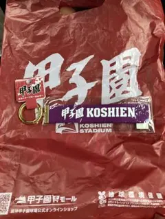 KOSHIEN STADIUM リボンキーホルダー 紫