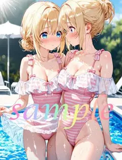 c502 美少女 かわいい イラスト 下着 コスプレ セクシー A4ポスター