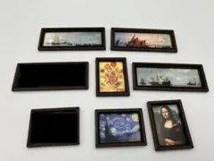 ミニチュア　西洋絵画　6種　ミニ　名画　おまけ付