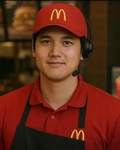 大谷翔平　マクドナルド スタッフ ★071
