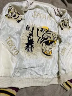 ダークグリーン スカジャン 別珍　襟付き　緑 テーラー東洋スカジャン 別珍 Velveteen Souvenir Jacket “BLACK