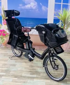 4155 電動自転車ブリヂストン子供乗せ 20インチ 超高性能バッテリー