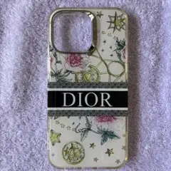 最終価格　Dior お洒落な花柄 iPhone14プロ用　ケース