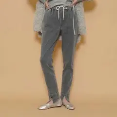 【未使用タグ付美品】シアントーキョー スキニーパンツ グレー