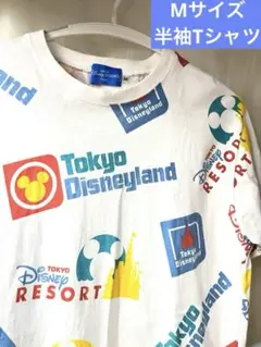 ディズニーリゾート　ディズニーランド　ディズニーシー　ロゴ　Tシャツ