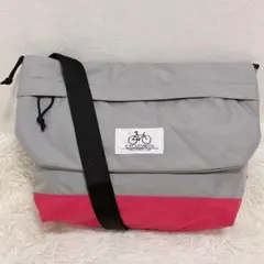 未使用級✨マウンテンスミス ショルダーバッグ サイクルスミス ナイロン グレー