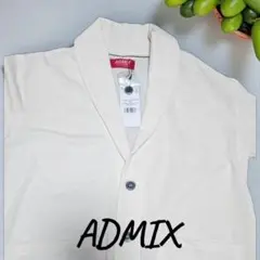 『新品』タグ付き❤︎メンズADMiX アイボリー カーディガン15,000円税