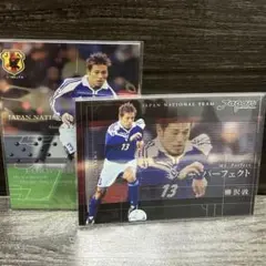 トレーディングカード　柳沢敦　鹿島アントラーズ　日本代表　Ｊリーグ　SE BBM