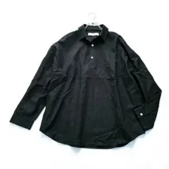 美品 Jih Nunc ジーヌンク リネンシャツ (M)長袖シャツ プルオーバー