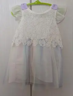 【タグ付き・未着用】レースワンピース 90cm