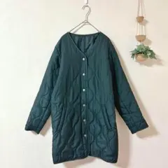 ☆ブラック キルティングジャケット サイズM 軽やか シンプル 美品