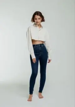 studioR330 ローラ　WIDE TAPERED FIT デニムサイズ25 WIDE TAPERED FIT