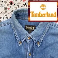 90s〜　Timberland シャツ　ボタンダウン　Lサイズ　ストリート　古着