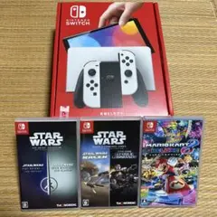 Nintendo Switch ホワイト + ゲーム3本セット