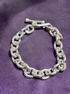 meianメイアン シルバー925 fat chain ブレスレット