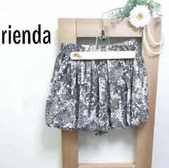 【新品未使用タグ付き】rienda 花柄 ミニキュロット バルーン S