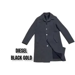 【極美品】DIESEL BLACK GOLD ステンカラーコートSグレー 伊製