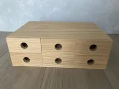 無印良品　木目調6段小物収納