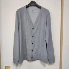 UNIQLO エアリズム　グレー カーディガン Lサイズ