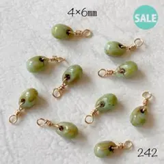 242 チェコドロップビーズ 4×6㎜ sale!!!