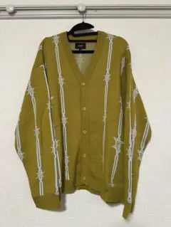 Huf マスタード カーディガン