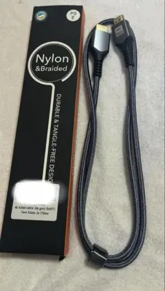 4K HDMI ケーブル 1M グレー