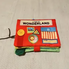 【美品】ふわふわトーイ ワンダーランド 布絵本 布おもちゃ