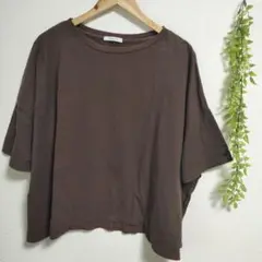 OPAQUE.CLIP ブラウン 半袖Tシャツ