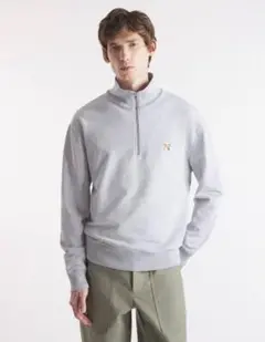 MAISON KITSUNÉ ハーフジップ　トレーナー