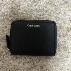 Calvin Klein ブラック 二つ折り財布