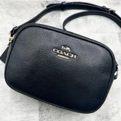 ✨美品✨コーチ ミニジェイミー ショルダーバッグ 2way レザー ブラック
