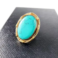 NAVAJO ナバホ BIGターコイズ 指輪 リング インディアン アクセサリー