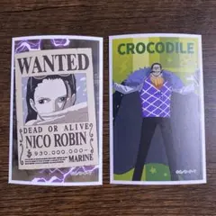 ワンピース デコステッカー エッグヘッド編 クロコダイル/ニコロビン