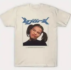 新品 Bjork ビョーク ポートレート XL サイズ 白 ホワイト Tシャツ