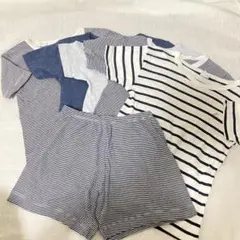 6着セット　プチバトー　肌着　半袖　Tシャツ　パンツ　128