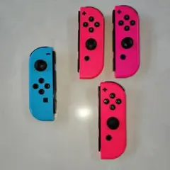 NINTENDO SWITCH 純正コントローラー ジャンク品 4個セット