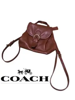 オールドコーチビンテージcoachリュック バックパックブラウンC6C-4152