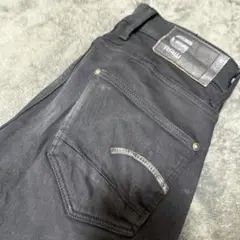 【送料込】G-Star RAW ブラックデニム スキニー　28 REVEND