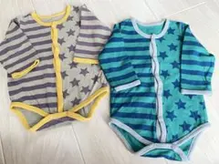 ロンパース・カバーオール肌着90cm2枚セット