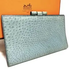 HERMES アジェンダ ヴィジョン 手帳カバー オーストリッチ レザー
