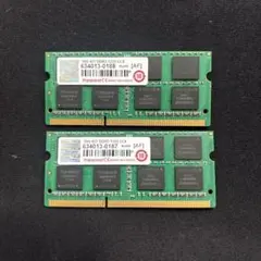 ノートPCメモリーTranscend DDR3 1333 CL9 16GB×2