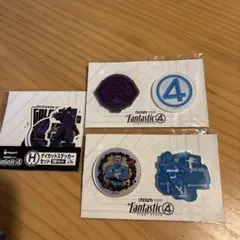 ファンタスティック4 アクリルバッジセット　くじ