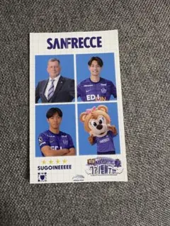 サンフレッチェ広島　ファン感限定　証明写真ステッカー