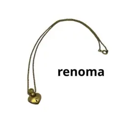 【renoma】レノマ　 ネックレス ペンダント ゴールドカラー