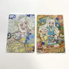 ひみつのアイプリ　つむぎ　オーロラスノーグランプリ　もりのフラワーショップ