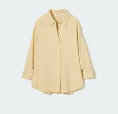 UNIQLO レーヨンスキッパーブラウス(7分袖)